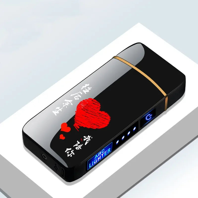 NovaArc Blue Plasma Lighter With Double Arch Flame For Daily Use