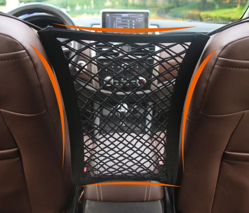 Rete di Sicurezza Elastico Doppia TrailGuard per Auto per Animali Domestici, Mantienili Sicuri in Movimento