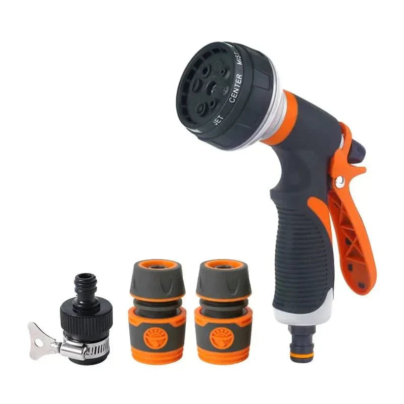 Pistolet de pulvérisation AquaPulse puissant pour jardin avec huit modes de pulvérisation et buse réglable