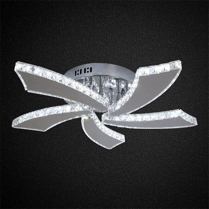 Lámparas de Techo LED de Cristal Lumina con Diseño de Tres Anillos