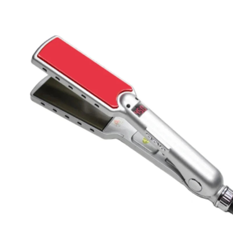 Wide-Plate Digital Titanium Hair Straightening System For Professionals