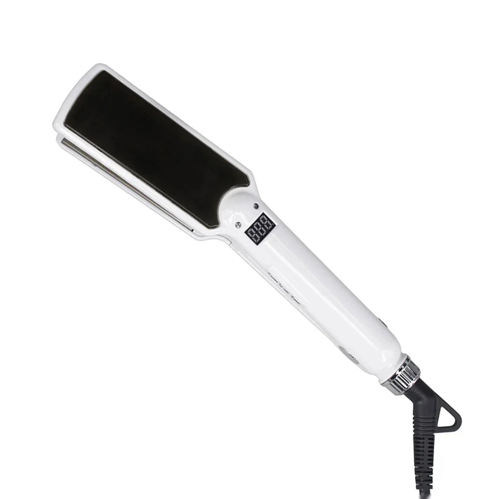 Wide-Plate Digital Titanium Hair Straightening System For Professionals