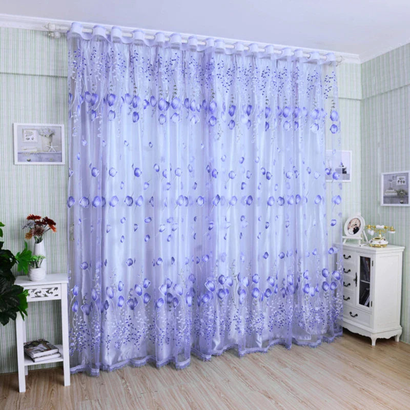 Nuvanza könnyű áttetsző tüll függönyök gyerekszobákba és modern nappalikba