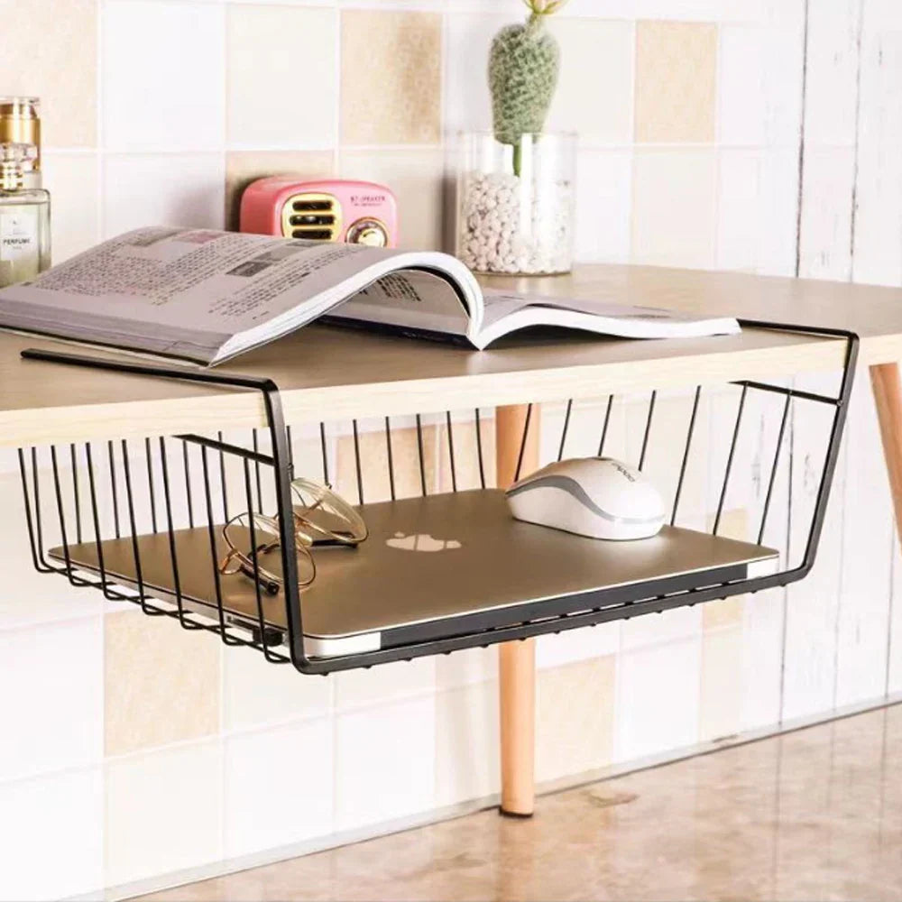 NovaRack Hanging Storage Bin For Desk, Cabinet, And Kitchen