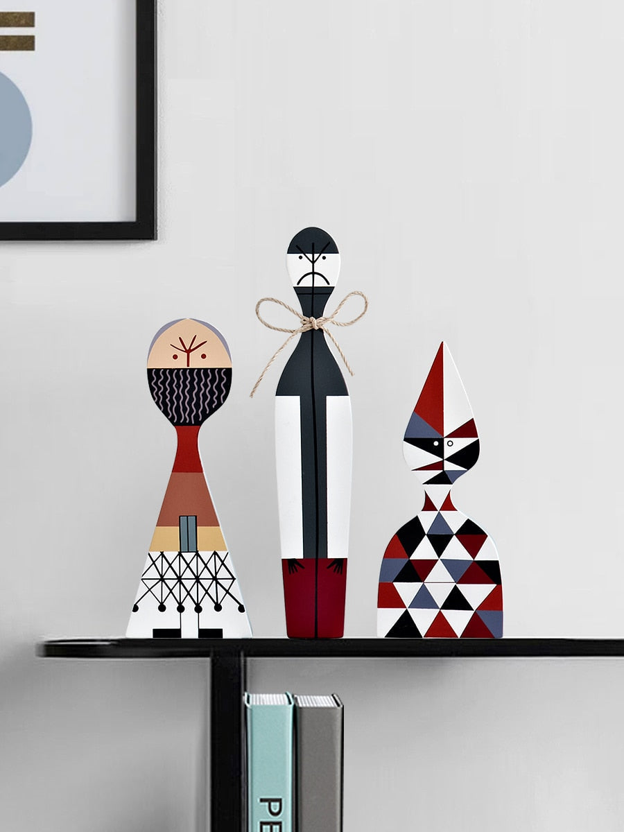 Chic Handcrafted Wooden Figures For Home Decor And Seasonal Displays