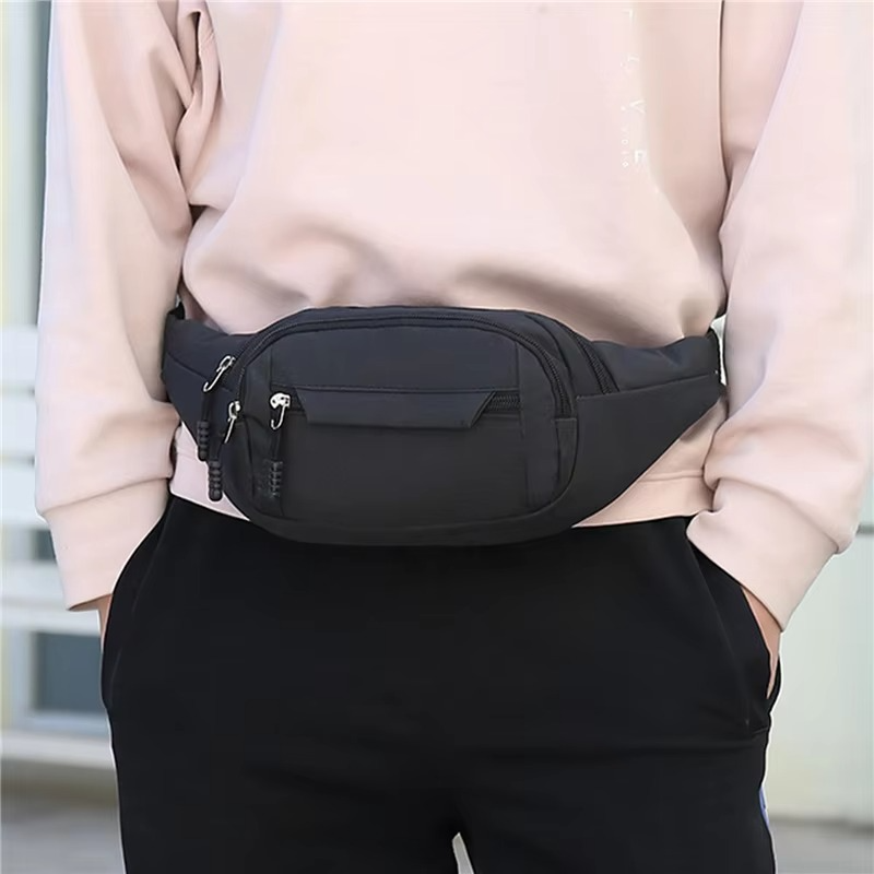 Su Geçirmez Kanvas Bel Çantası ve Outdoor Aktiviteler İçin Askılı Unisex Çanta