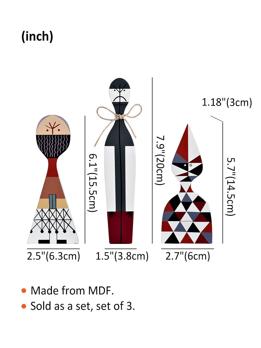 Chic Handcrafted Wooden Figures For Home Decor And Seasonal Displays