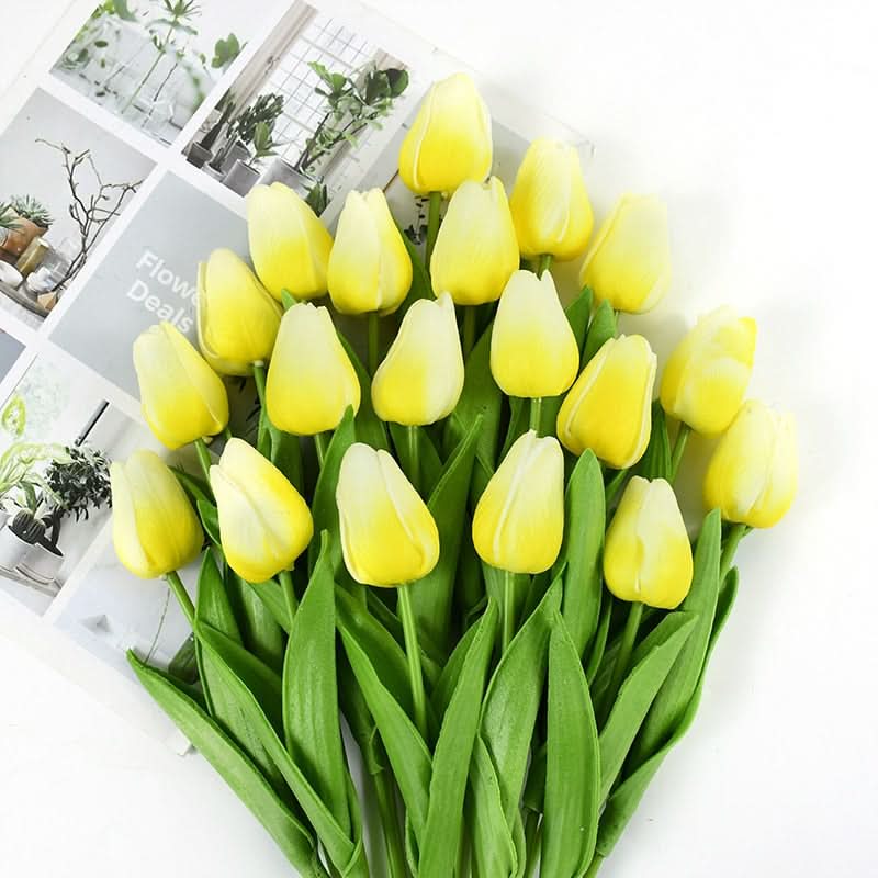 Elegantní realistické aranžmá tulipánů pro domácí a eventovou dekoraci