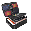 Compact Travel Document Case With Fireproof Protection And Waterproof Exterior
