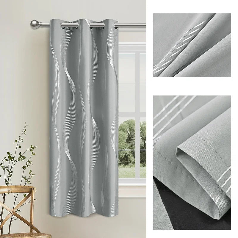 Nightshade Premium Blackout Curtains, 1pc For Living Room And Bedroom