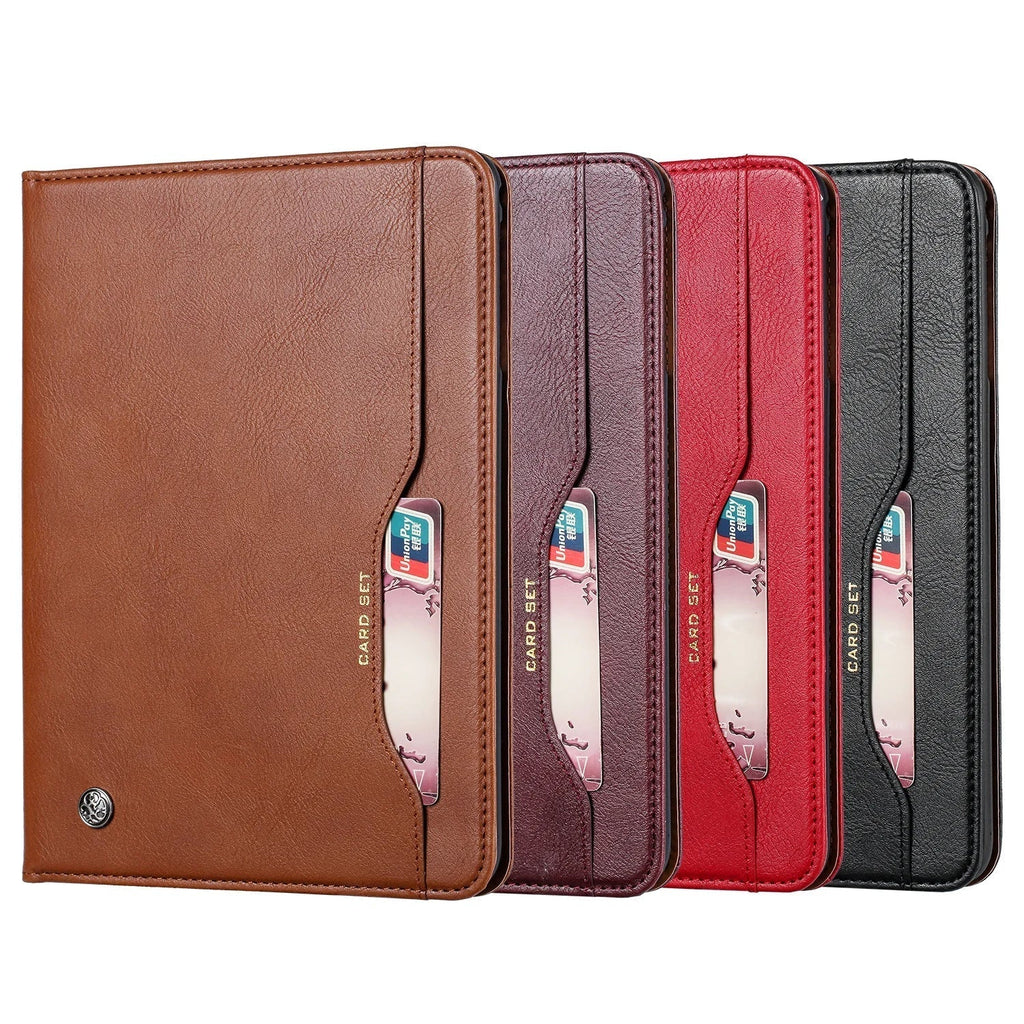 Husă flip din piele pentru iPad 9.7, 10.2, Air, Pro 9.7/10.5/11, rezistentă la apă și șocuri