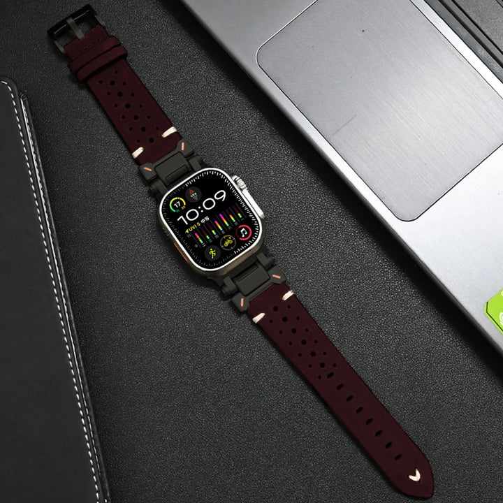Ægte læderrem til Apple Watch, stilfuld og holdbar rem