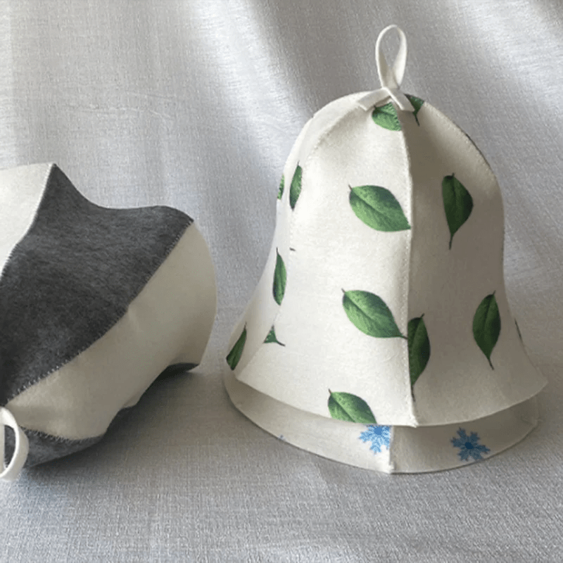 Gorro de sauna estilo ruso ThermaGuard para protección contra el calor, ideal para amantes de la sauna