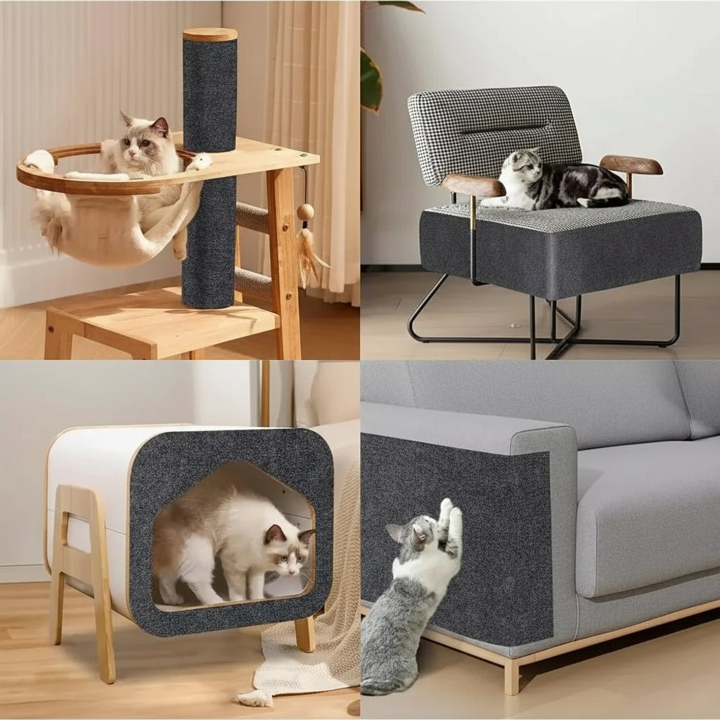 PurrGuard Självhäftande Repskydd för Kattägare på Möbler och Väggar