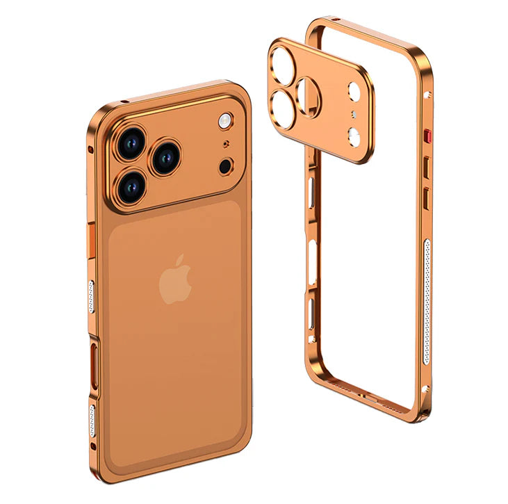 iPhoneおよびその他のデバイス用AeroGuardアルミニウムMagSafeバンパーケース