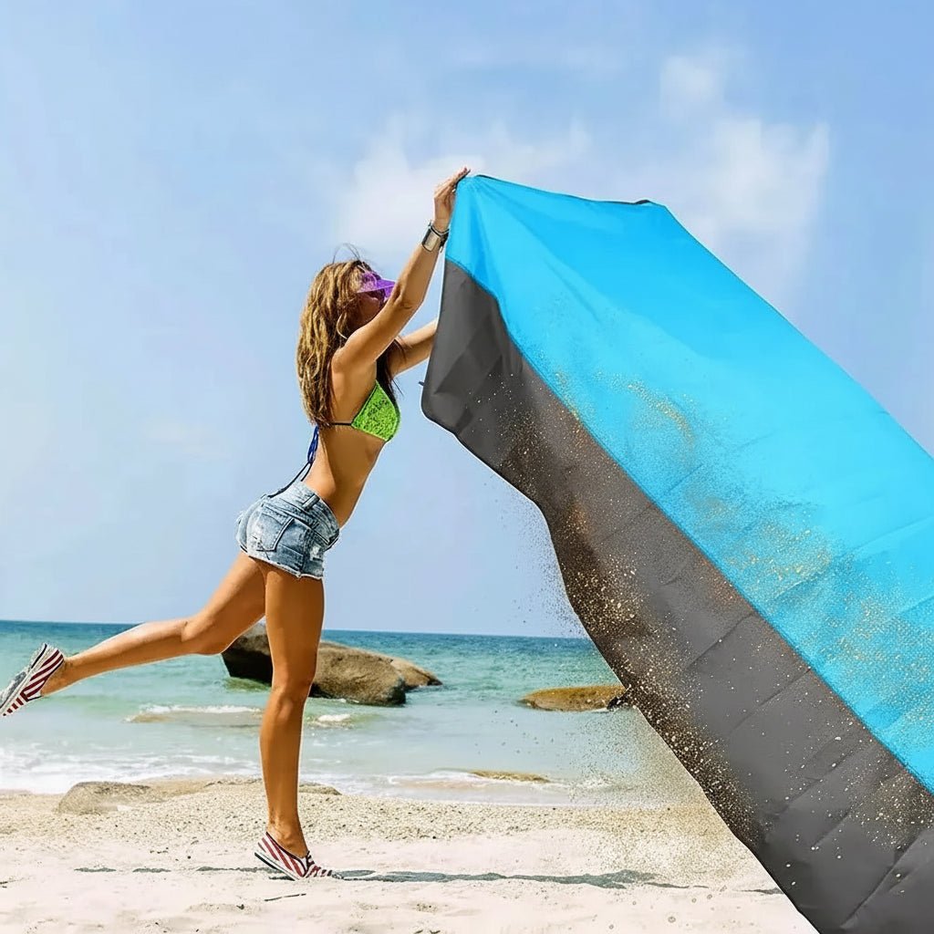 HarborView Extra Großes Wasserdichtes Outdoor-Strandtuch für Entspannung