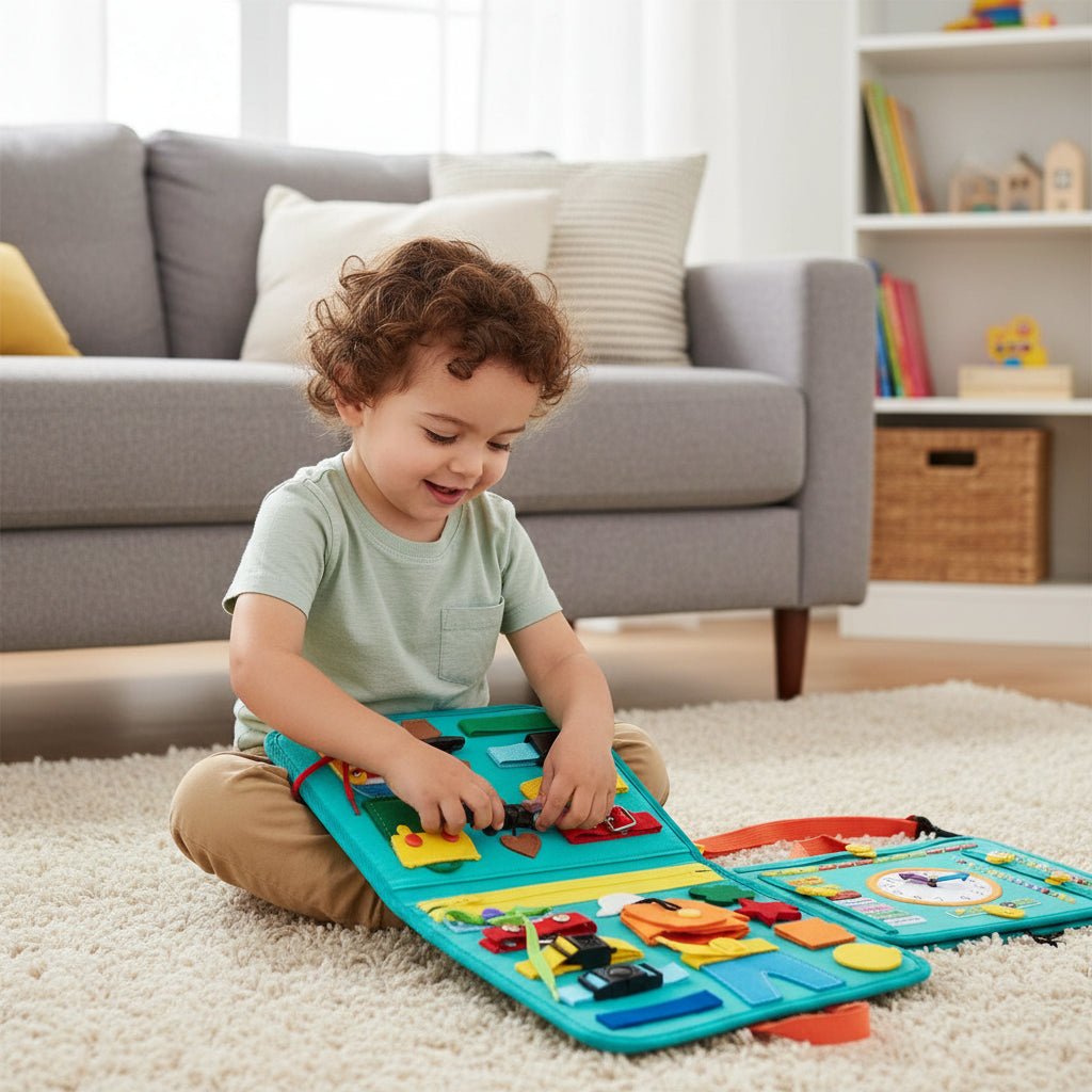 NovaPlay Montessori Multi Skill Board voor peutercoördinatie en motorische vaardigheden
