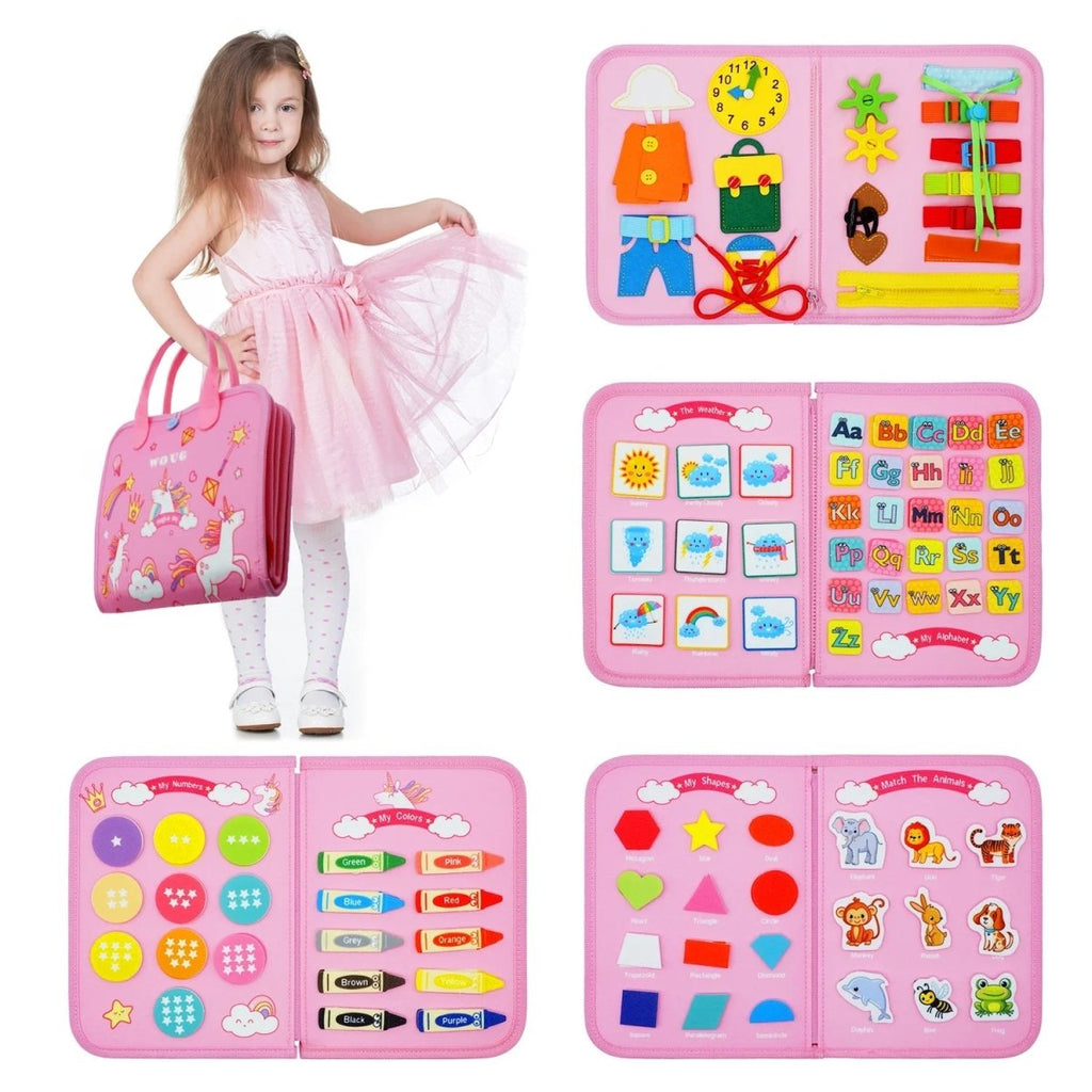 NovaPlay Montessori Multi Skill Board voor peutercoördinatie en motorische vaardigheden