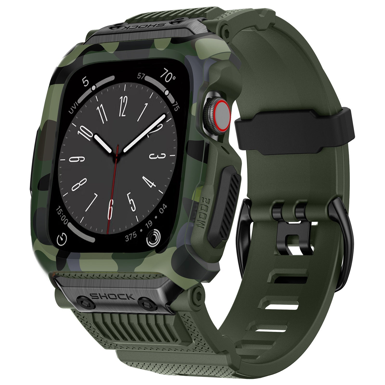 ערכת מגן ApexGuard ל-Apple Watch מפני זעזועים מחומר TPU