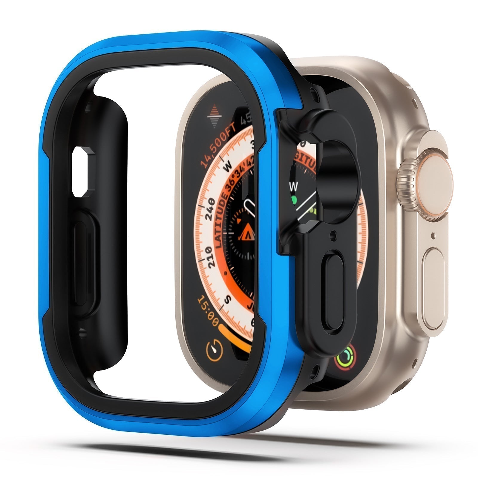 AeroGuard Aluminiumslegering Støtfangerdeksel for Apple Watch
