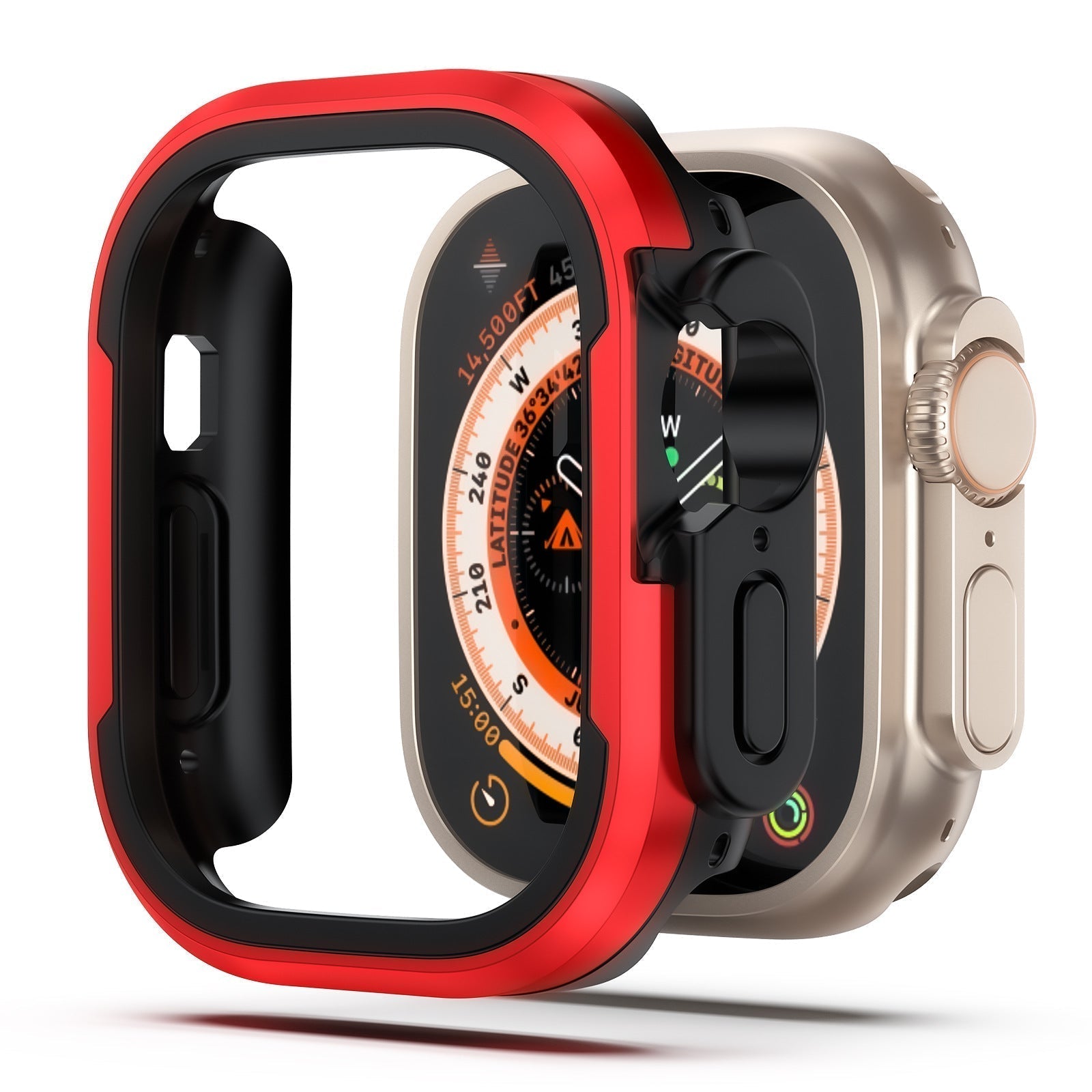 AeroGuard Aluminiumslegering Støtfangerdeksel for Apple Watch
