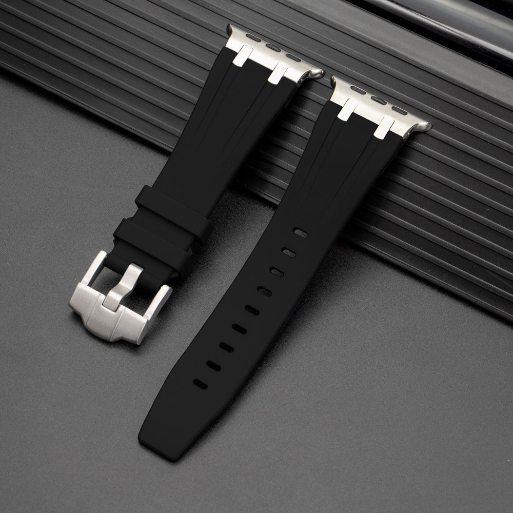 NovaFlex silikonarmband med metalldetalj för Apple Watch Edition
