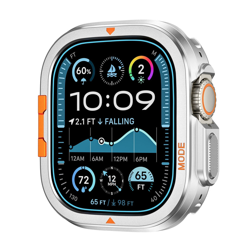 Custodia in metallo robusta Alpine per la protezione dell'Apple Watch