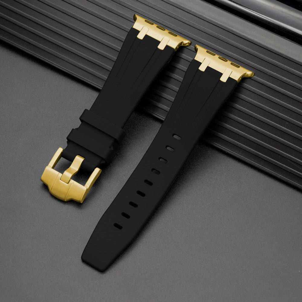 NovaFlex silikonarmband med metalldetalj för Apple Watch Edition