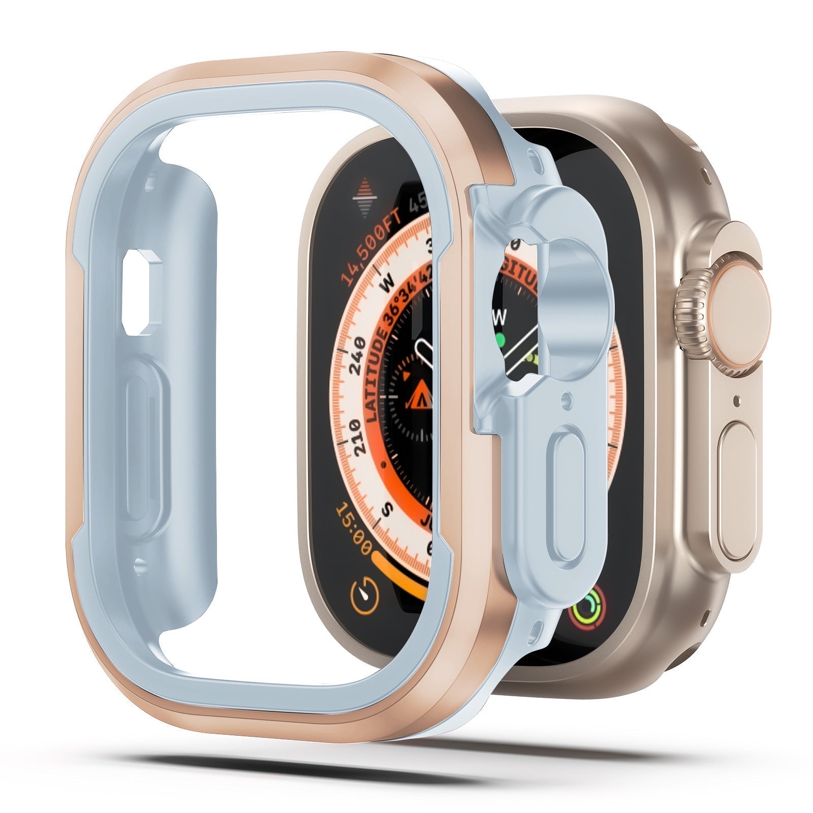 AeroGuard Aluminiumslegering Støtfangerdeksel for Apple Watch