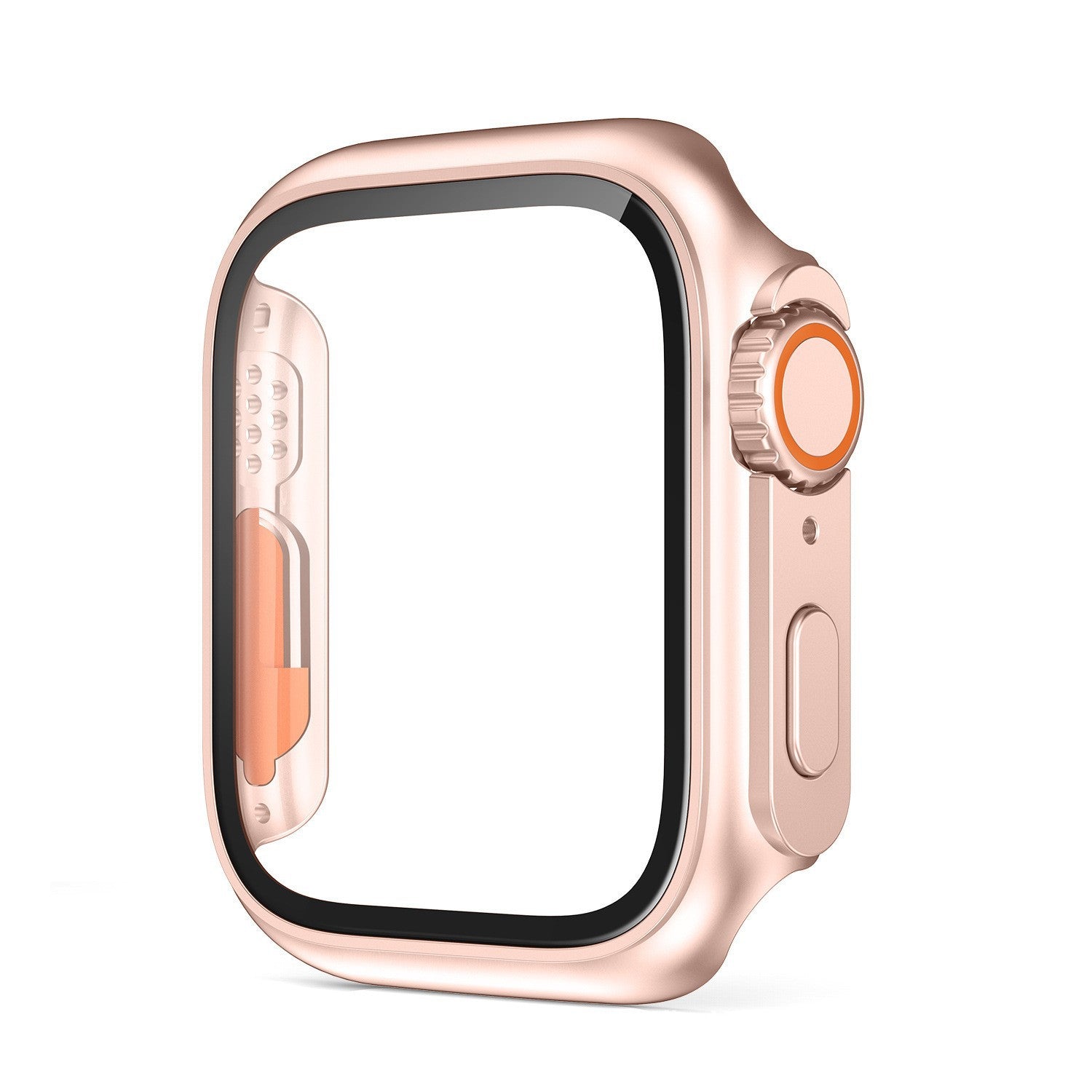 Slim Waterproof Case With Glass Screen Shield For Smartwatches
