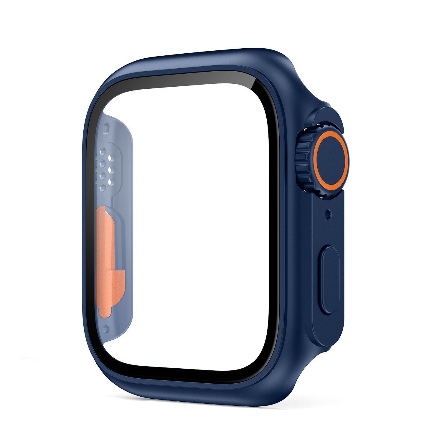 Slim Waterproof Case With Glass Screen Shield For Smartwatches