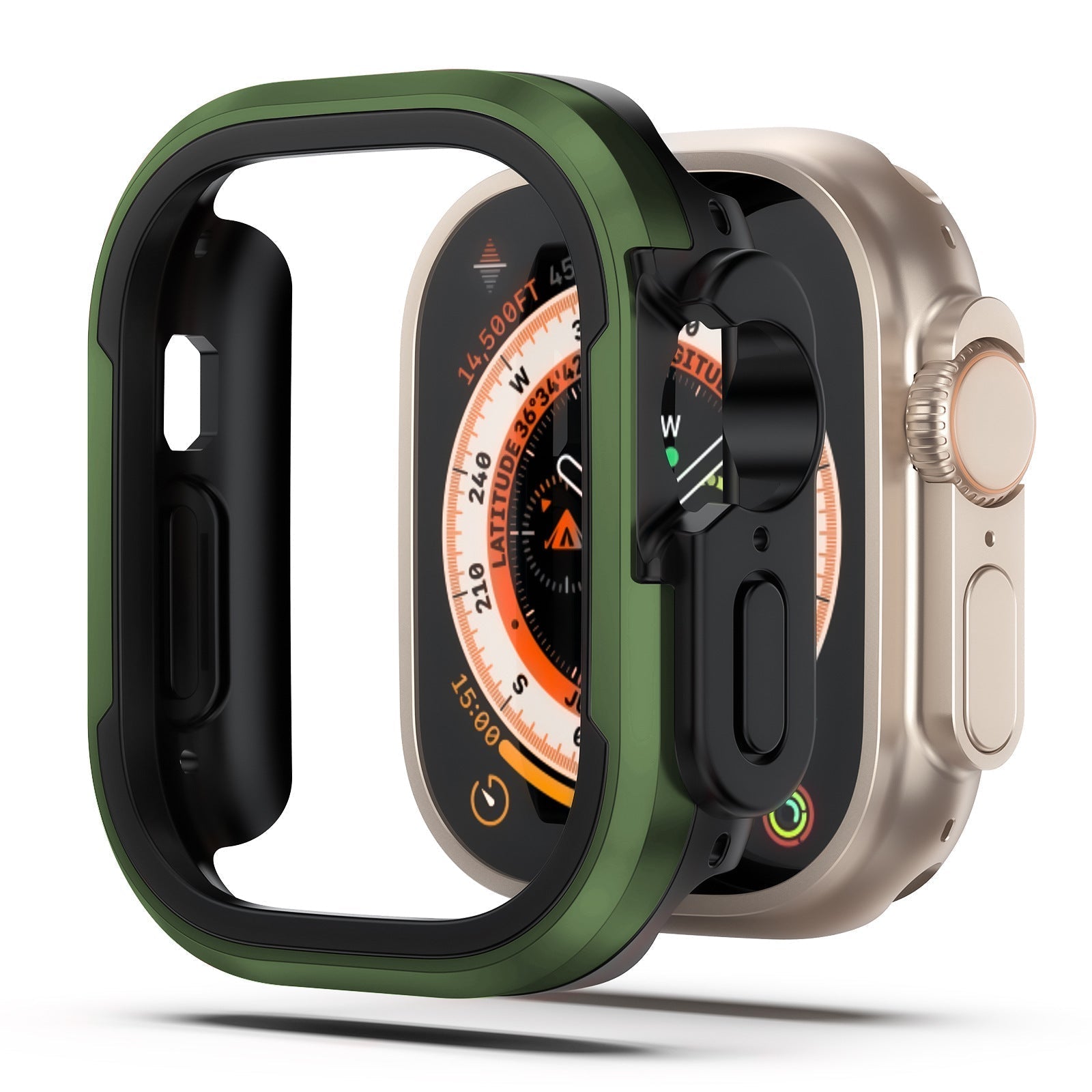 AeroGuard Aluminiumslegering Støtfangerdeksel for Apple Watch