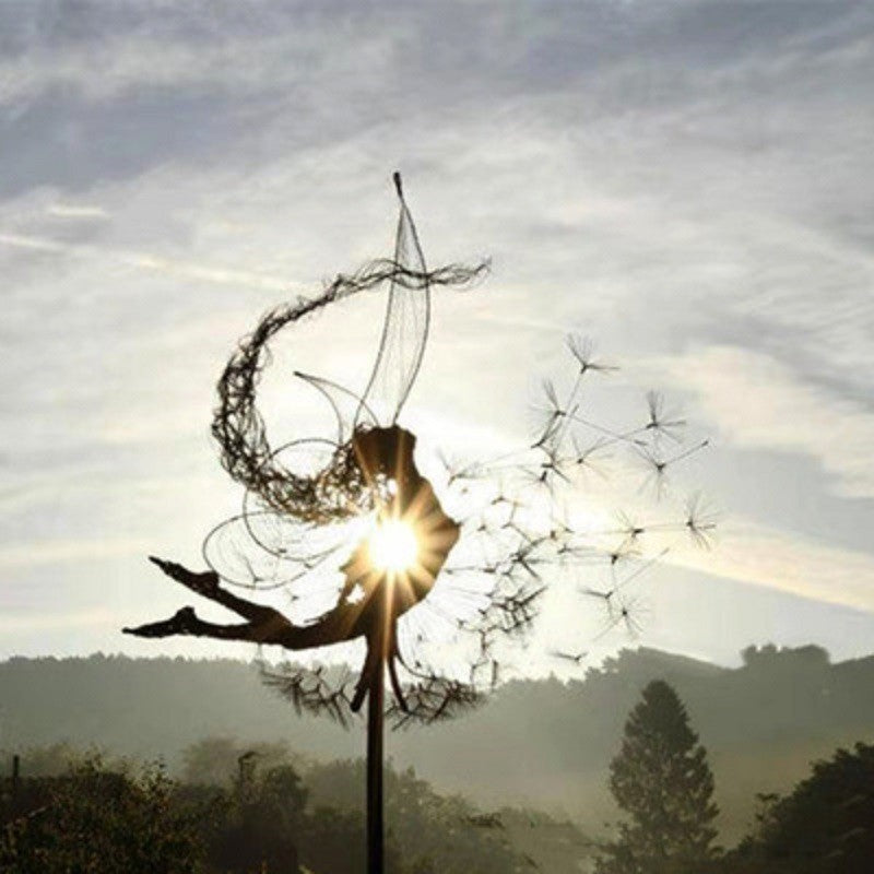 Whimsical Wonderland Garden Decor With Dancing Naughty Spirits
