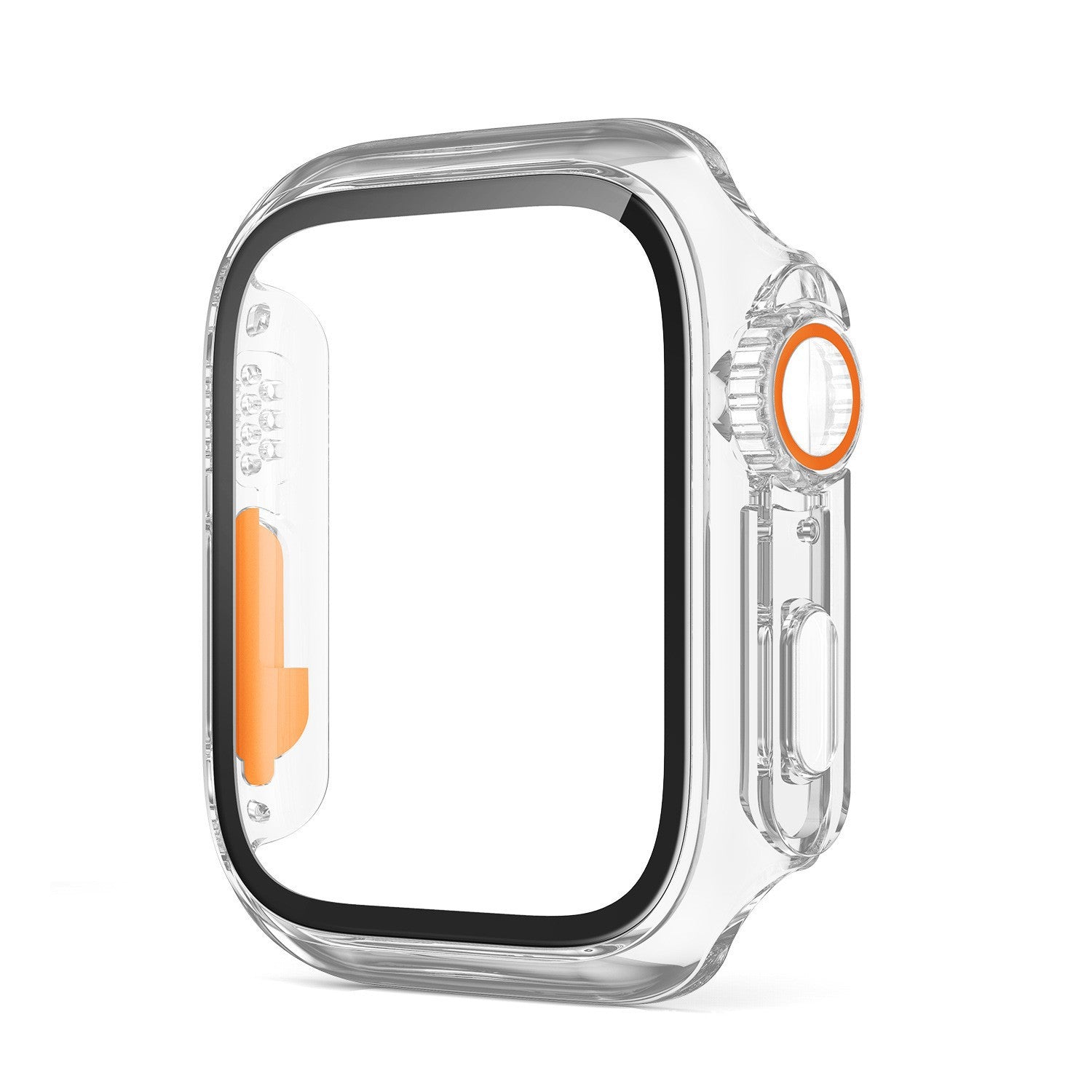 Slim Waterproof Case With Glass Screen Shield For Smartwatches