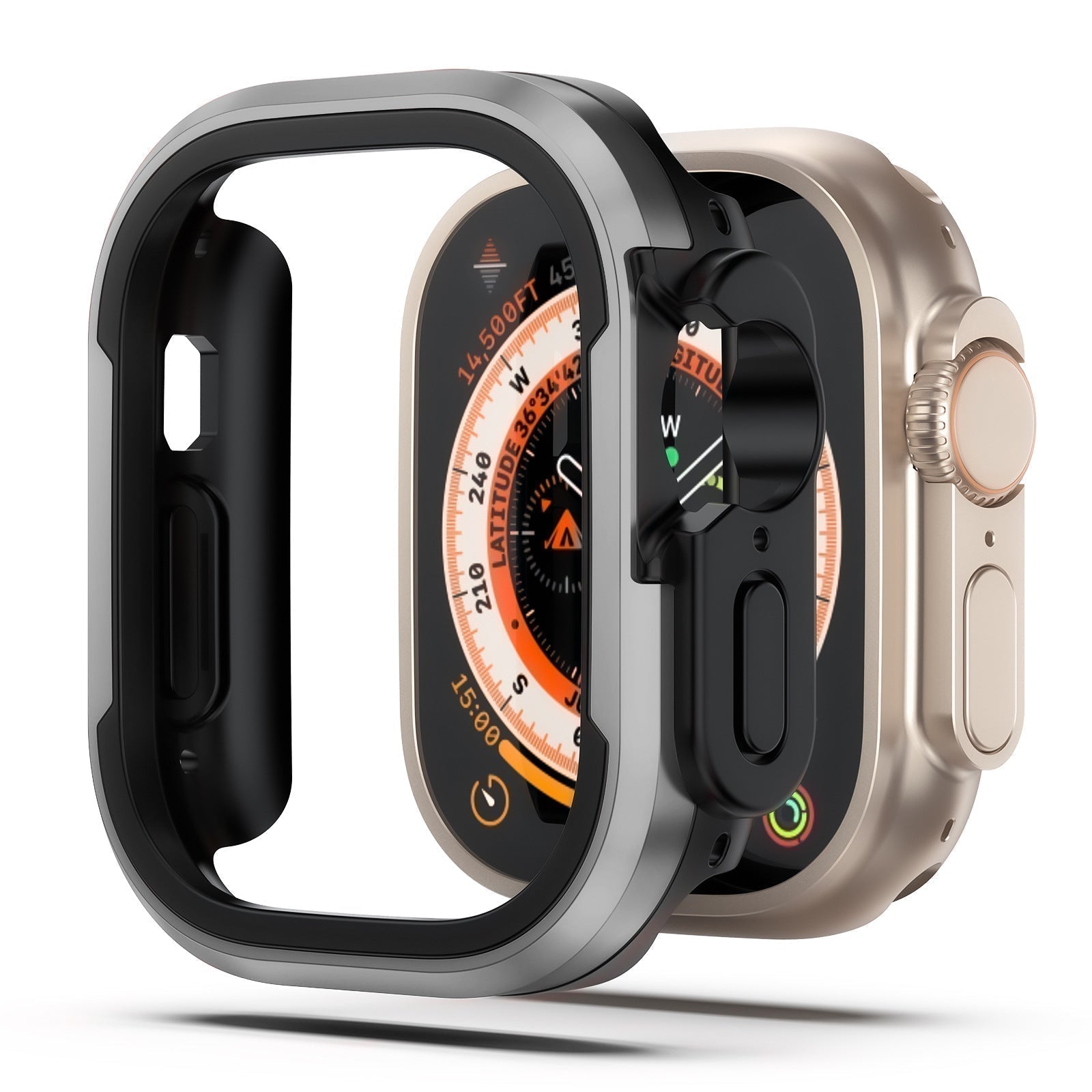 AeroGuard Aluminiumslegering Støtfangerdeksel for Apple Watch