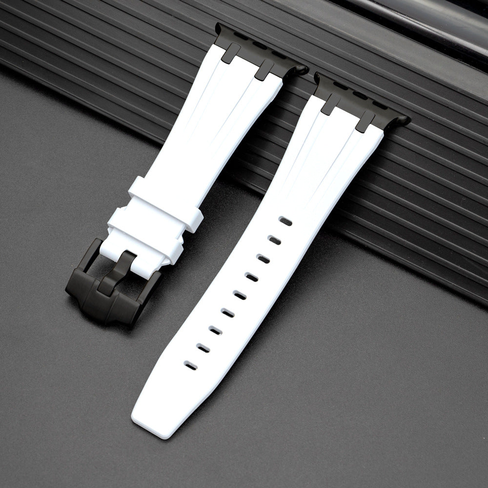 NovaFlex silikonarmband med metalldetalj för Apple Watch Edition