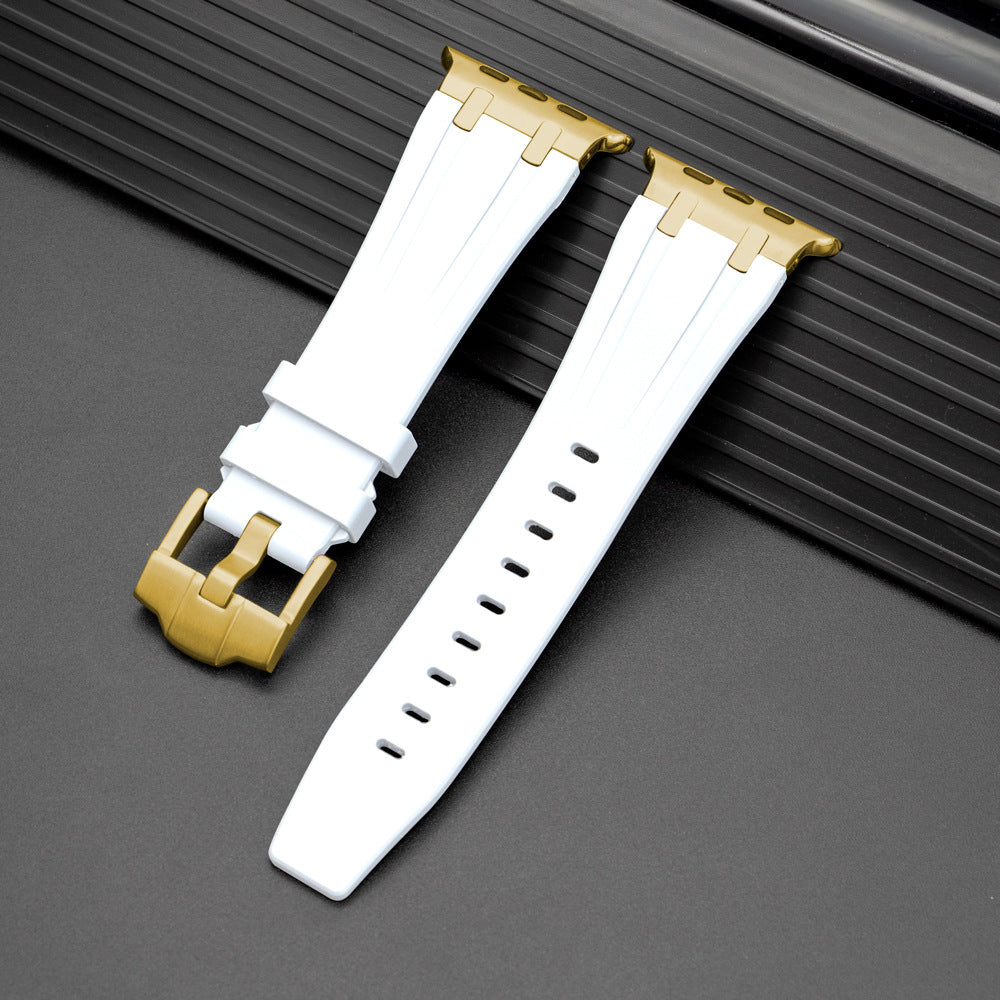 NovaFlex silikonarmband med metalldetalj för Apple Watch Edition
