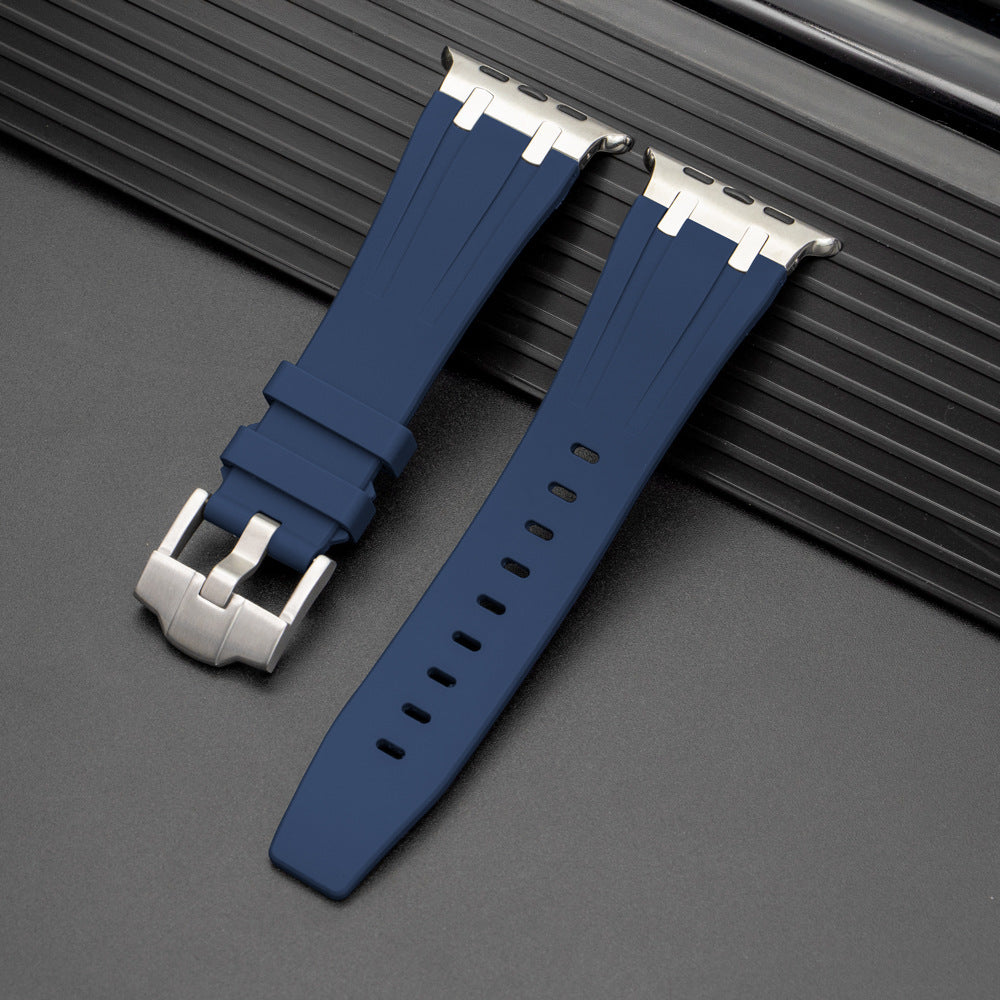NovaFlex silikonarmband med metalldetalj för Apple Watch Edition