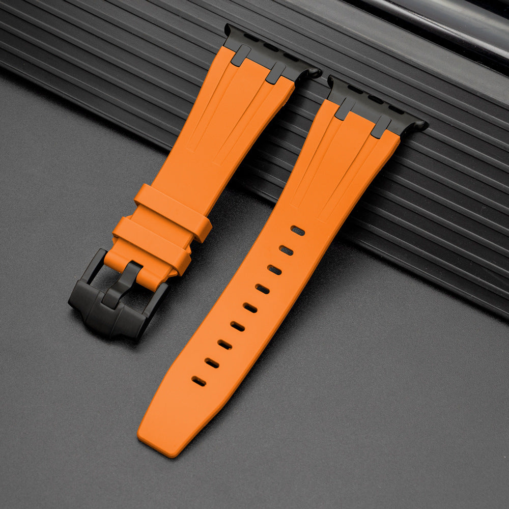 NovaFlex silikonarmband med metalldetalj för Apple Watch Edition