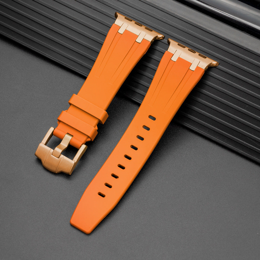 NovaFlex silikonarmband med metalldetalj för Apple Watch Edition