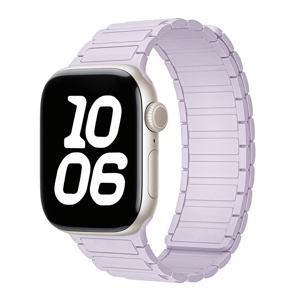 Nova Magnetic Silicone Band For Smartwatch With Adjustable Strap