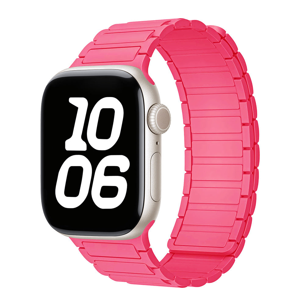 Nova Magnetic Silicone Band For Smartwatch With Adjustable Strap