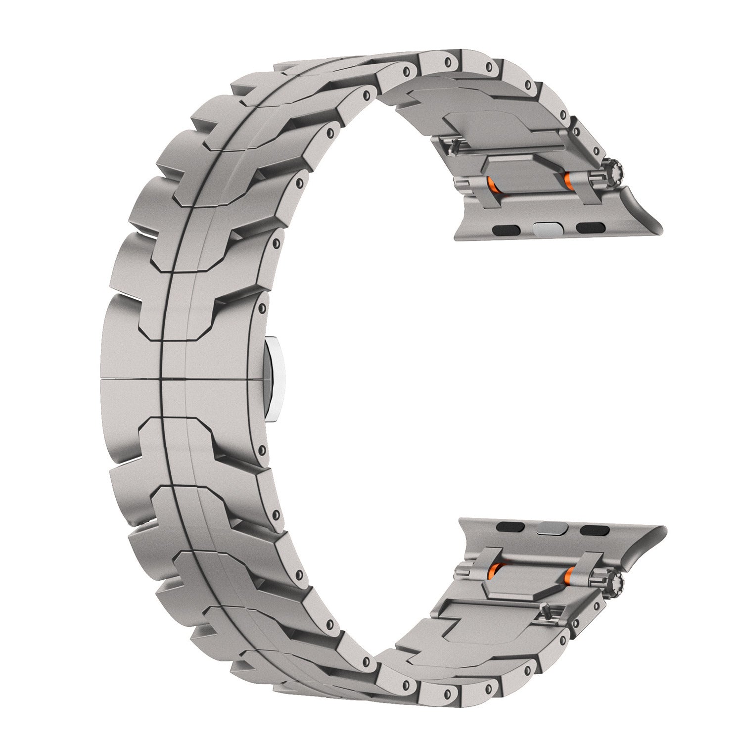 Cinturino a maglie in acciaio inox Aurora Forge per Apple Watch
