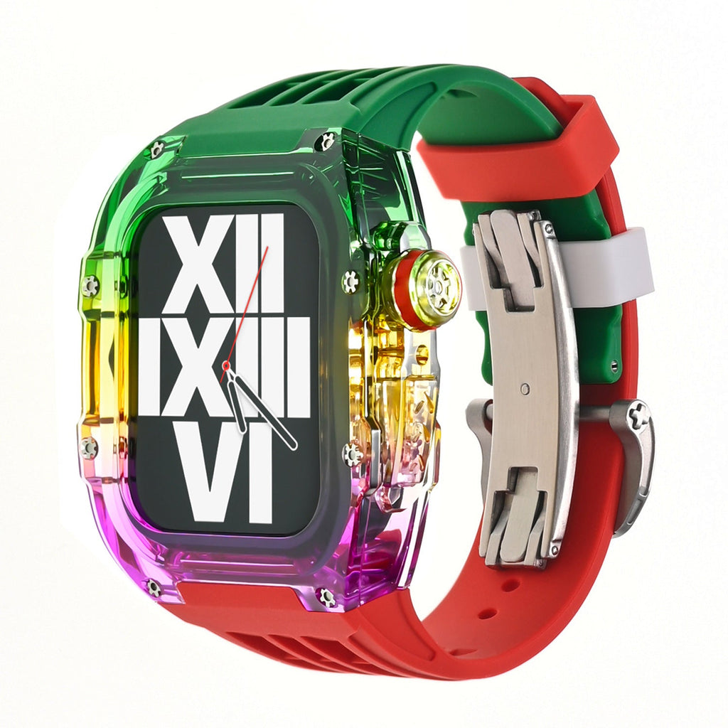 NovaFlex Multicolor Fluororubber Case Kit For Apple Watch