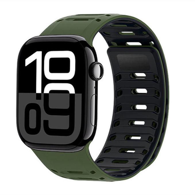 Bracelet en silicone VeloFlex pour Apple Watch, durable et respirant