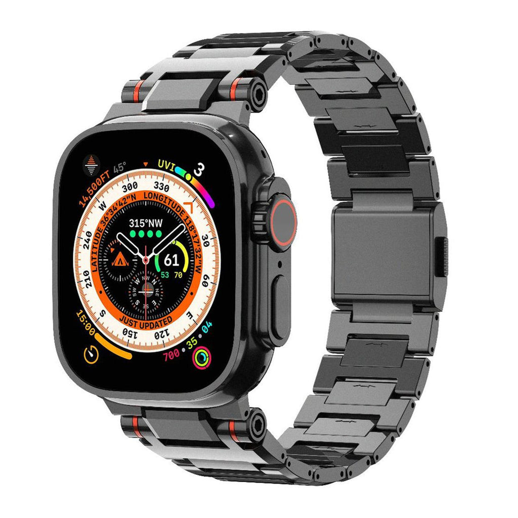 Cinturino in Acciaio Inossidabile Aurex per Apple Watch con Chiusura Magnetica