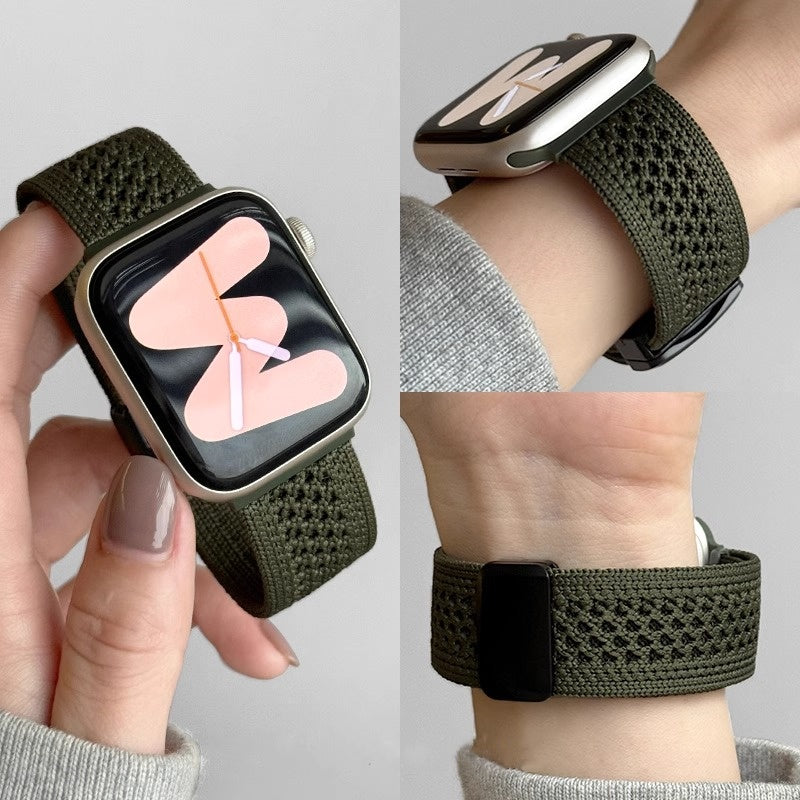 AirWeave nät nylonrem med magnetlås för Apple Watch