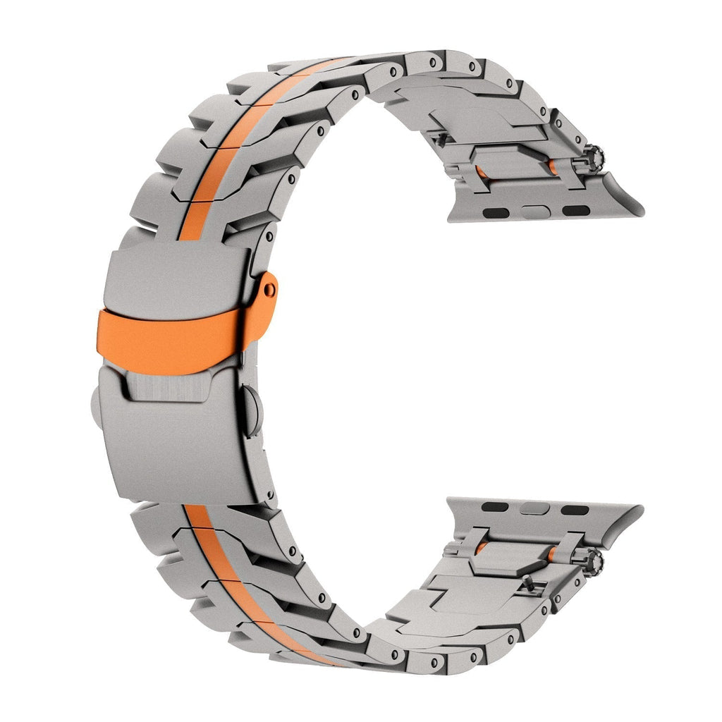 Cinturino a maglie in acciaio inox Aurora Forge per Apple Watch