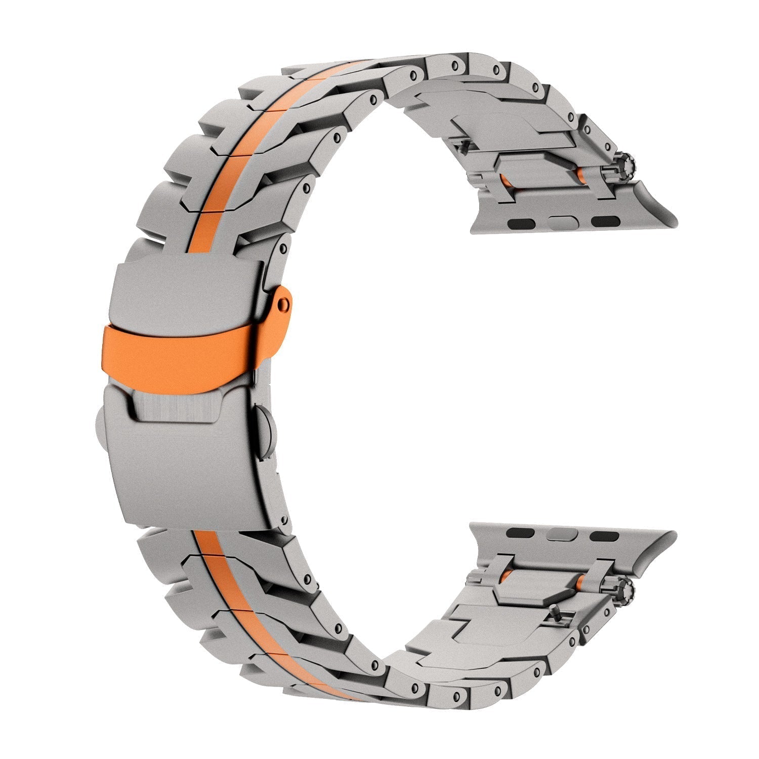 Cinturino a maglie in acciaio inox Aurora Forge per Apple Watch