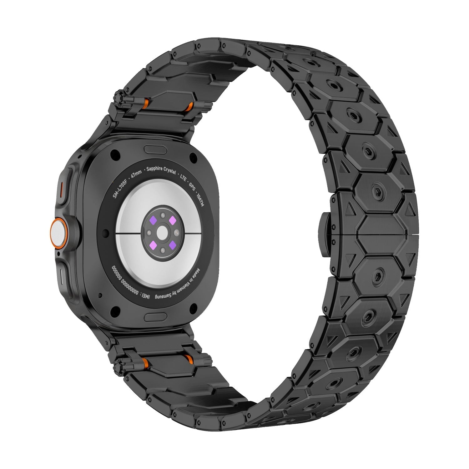 Correa Astra Geométrica de Acero Inoxidable para Galaxy Ultra